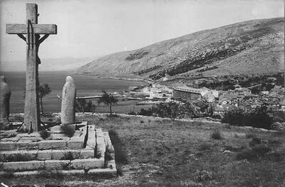 Senj - Pogled prema mjestu od kalvarije