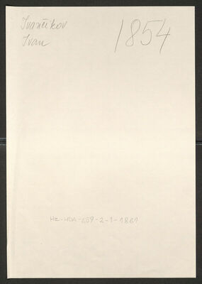 Ivančikov, Ivan, 13.6.1874. Policijski karton