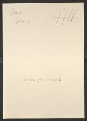 Stojšić, Božica, 6.12.1921. Policijski karton