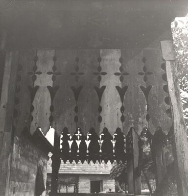 Strezoj - Tradicijska kuća, detalj trijema