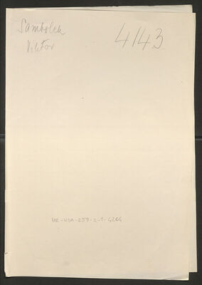 Sambolek, Viktor, 21.7.1902. Policijski karton