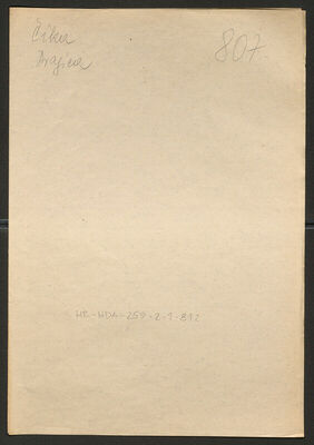 Čika, Dragica, 25.5.1920. Policijski karton