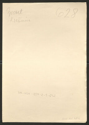 Brovet, Krešimir, 1892. Policijski karton