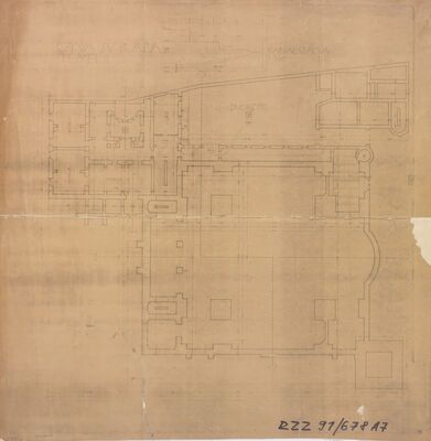 Crkva sv. Blaža, tlocrt/1. postnatječajna varijanta
