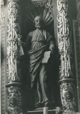 Krapina - Crkva (franjevačka) sv. Katarine, unutrašnjost, detalj