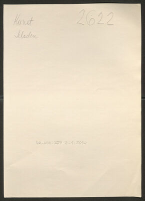 Kunst, Mladen, 29.11.1919. Policijski karton