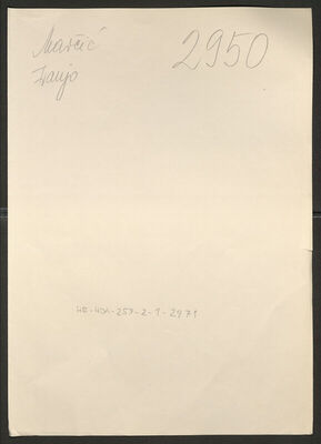 Marčić, Franjo, 26.8.1898. Policijski karton