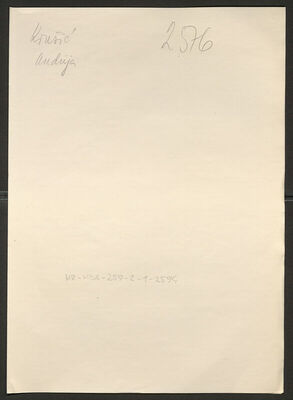 Krušić, Andrija, 19.11.1910. Policijski karton