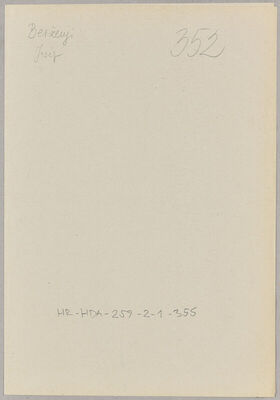 Berženji, Josip, 1908. Policijski karton