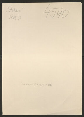 Stanić, Sergije, 5.10.1900. Policijski karton