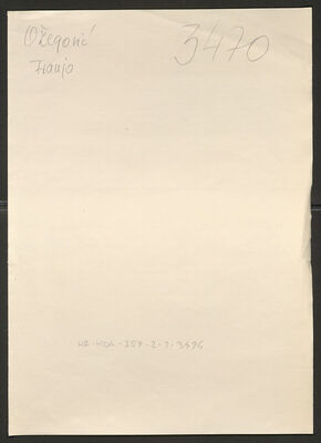 Ožegović, Franjo, 19.7.1903. Policijski karton