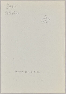 Babić, Valentin, 17.2.1908. Policijski karton