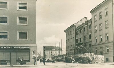 Zagreb (Hrvojeva ulica) - Poštanski dom u fazi izgradnje