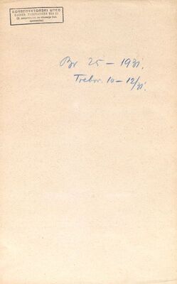 Trebovanje 10 - 12/1931.