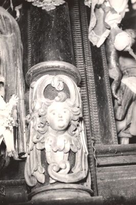 Gornji Tkalec - Kapela Uznesenja Blažene Djevice Marije, detalj glavnog oltara