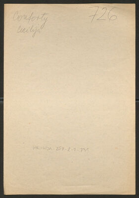 Conforty, Cecilija, 21.11.1919. Policijski karton