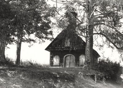 Cvetković Brdo - Kapela sv. Roka, glavno pročelje
