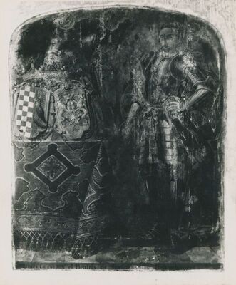 Lepoglava - Pavlinski samostan, zidna slika, Ivaniš Korvin