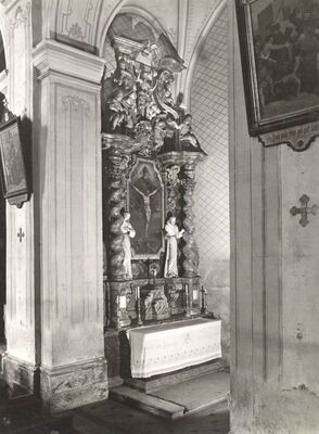 Samobor - Franjevačka crkva Uznesenja Blažene Djevice Marije, oltar sv. Trojstva