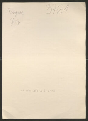 Pongrac, Josip, 10.3.1905. Policijski karton