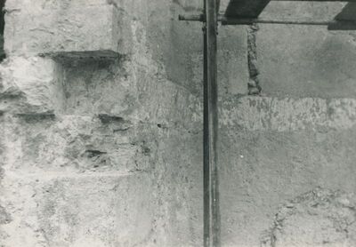 Lepoglava - Bivši pavlinski samostan i crkva, oštećenje kontrafora svetišta