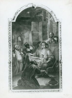 Lučko - Crkva sv. Ivana Nepomuka, oltarna slika