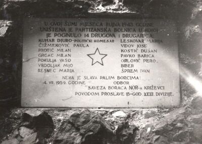 Stupe - Spomenik NOB-e