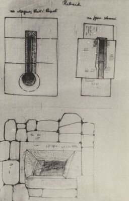 Ribnik - Stari grad, crtež