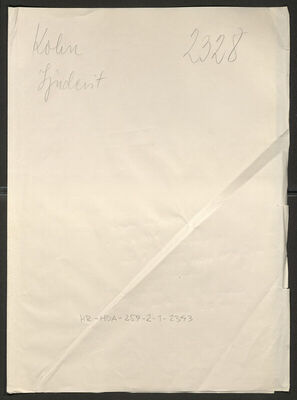 Kohn, Ljudevit, 1.3.1907. Policijski karton