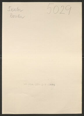 Škaler, Rozika, 3.3.1912. Policijski karton