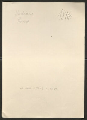 Hudinčec, Lovro, 3.8.1897. Policijski karton