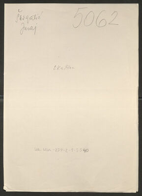 Škrgatić, Juraj, 1886. Policijski karton