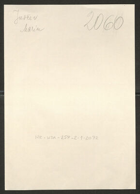 Jurčev, Marin, 11.7.1911. Policijski karton