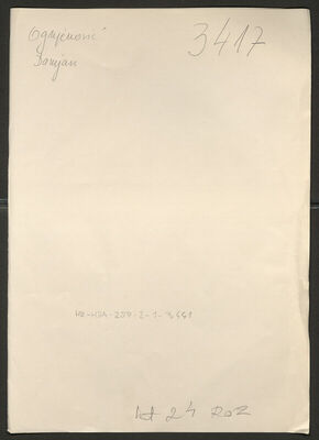 Ognjenović, Damjan, 15.10.1914. Policijski karton