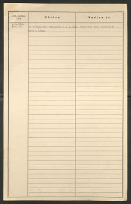 Trninić, Nada, 6.12.1921. Policijski karton