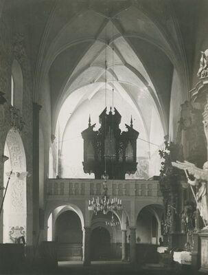 Lepoglava - Crkva Bogorodice, pogled prema pjevalištu