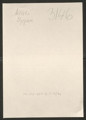 Milčetić, Stjepan, 8.11.1889. Policijski karton