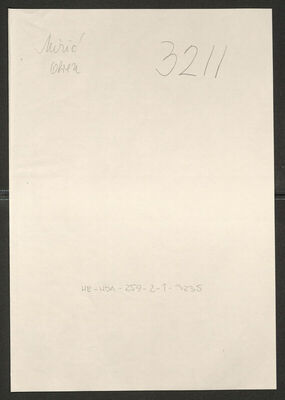 Mirić, Obren, 1896. Policijski karton