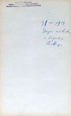 Dopis zagrebačkom nadbiskupu dr. Antunu Baueru i tajniku Svetozaru Rittigu