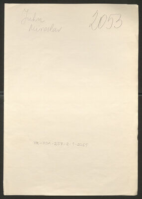 Juhn, Miroslav, 15.7.1897. Policijski karton