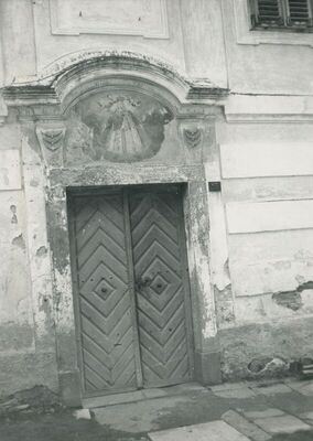 Pregrada - Župna crkva Uznesenja Blažene Djevice Marije sa župnim dvorom, vanjština, detalj, župni dvor