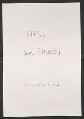 Šmaljcelj, Ivan, 31.3.1912. Policijski karton