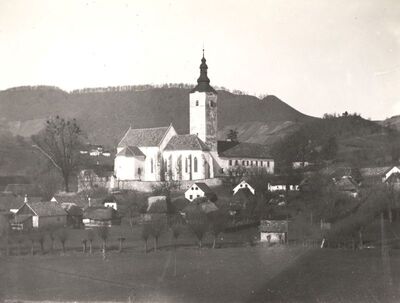 Remetinec - Crkva Blažene Djevice Marije, situacija