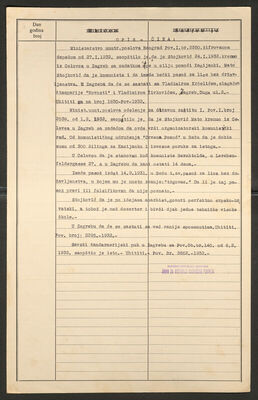 Stojković, Mato, 35 godina. Policijski karton