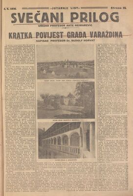 Kratka povijest grada Varaždina