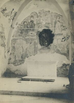 Martinšćina (Zlatar) - Crkva sv. Martina, svetište, freske