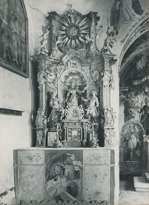 Lepoglava (Gorica) - Kapela sv. Ivana Krstitelja, lijevi bočni oltar