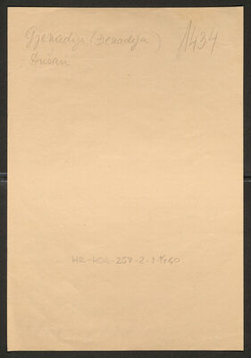 Gjenandija, Dušan, 1904. Policijski karton