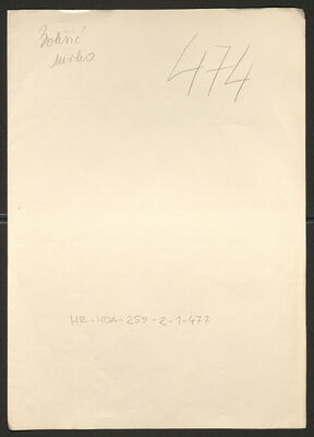 Bokšić, Mirko, 9.5.1922. Policijski karton