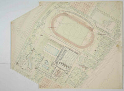 Natječajni rad za SRC Mladost Zagreb - tlocrti